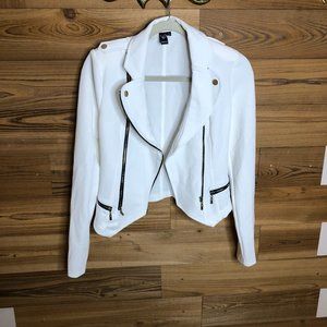 White Jacket w/ Shoulder Paddings